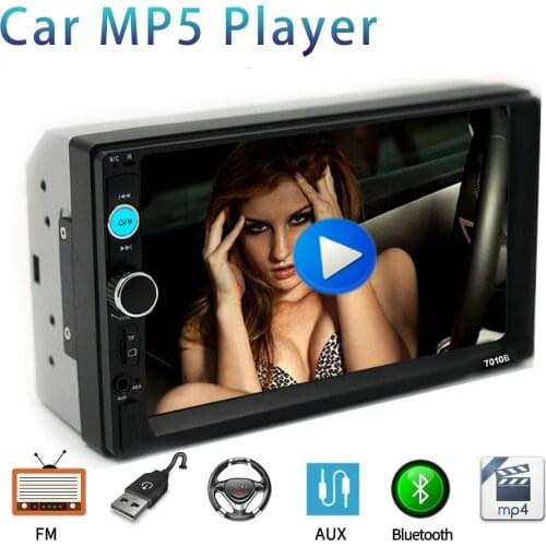 7 Inch 2DIN Car MP5 Player BT Touch Screen Stereo Radio HD Multimedia Player Support Same Screen