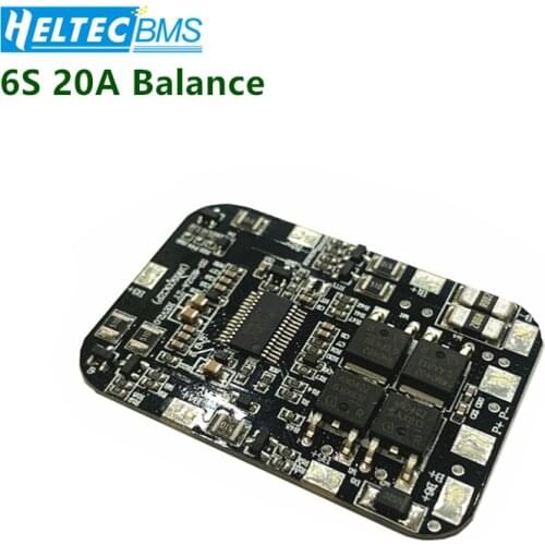 6S BMS 20A 29.4V 18650 Lithium Battery Balancer Pack Protection Circuit Equalizer Board Li-ion Balance Charging Module