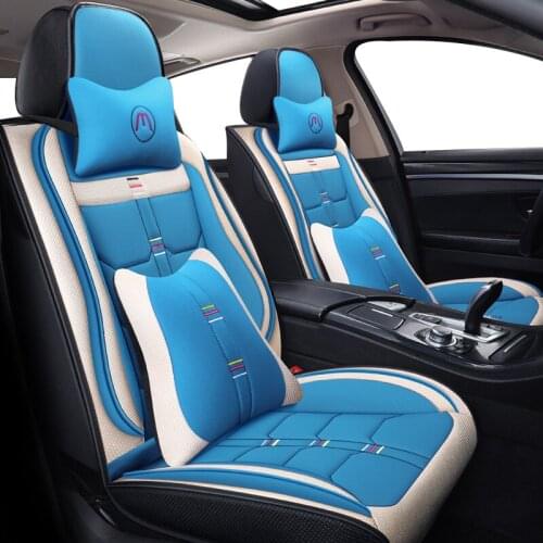 CUWEUSANG flax car seat covers For audi a6 4f a4 a3 a5 q3 q5 q2 lada xray mitsubishi pajero skoda octavia nissan leaf seat cover