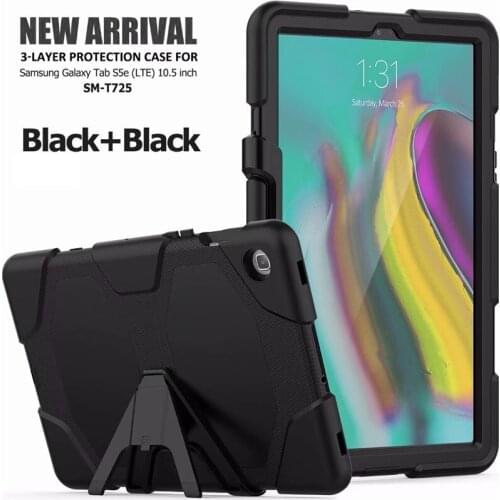 Case For Samsung galaxy Tab S5e SM-T720 SM-T725 Cover Tab S5E case Kids Safety Rubber Silicone Shockproof Armor kickStand Case