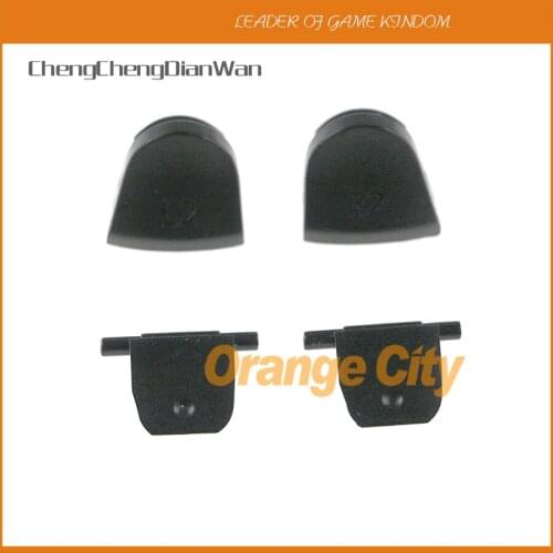 ChengChengDianWan Black JDS-030 JDM030 Replacement L2 R2Triggers Button For PlayStation 4 PS4 Controller