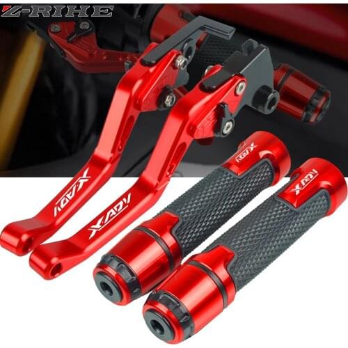 For Honda XADV750 XADV 750 2017 2018 2019 2020 Motorcycle CNC Adjustable Foldable Brake Clutch Lever Handle Grips Handlebar Ends