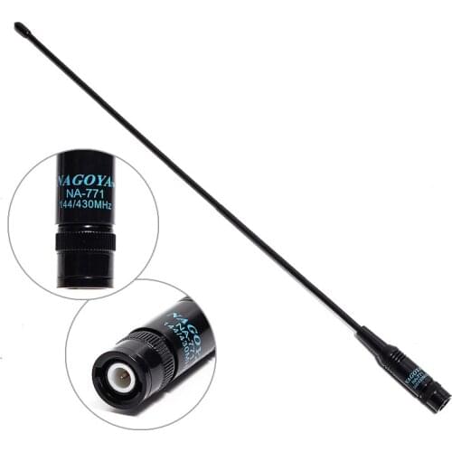 Nagoya NA-771 BNC DUAL BAND U/V 144/430Mhz Antenna For ICOM Kenwood Vertex Walkie Talkie Two Way Radio