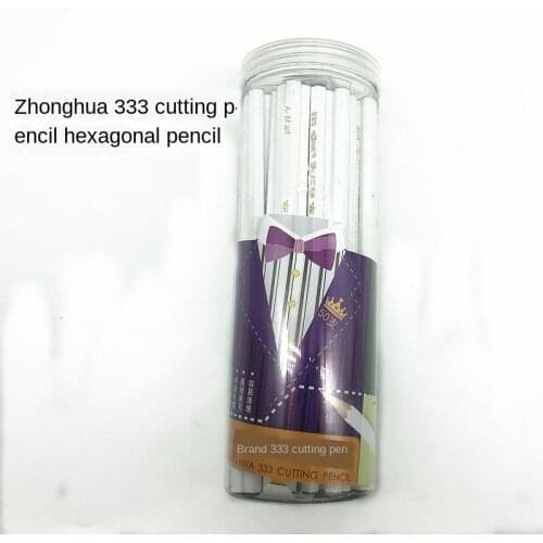 Clothing Tailor Pen White Pencil Clothing hua xian bi HB Hard Core White Core Pencil 10 Piece Set White