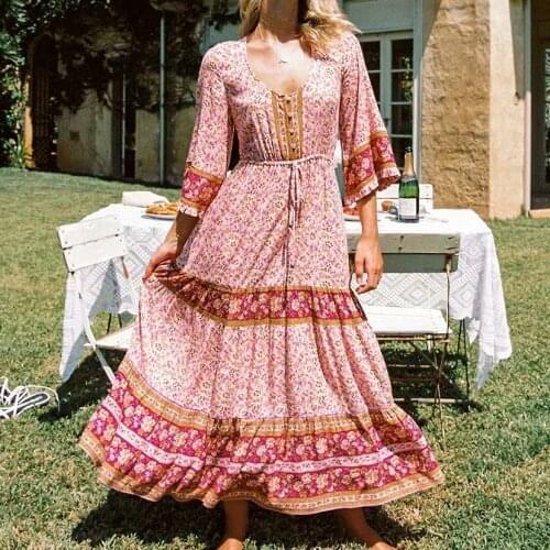 Khalee Yose Summer Dresses With Buttons