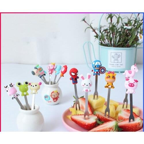 Dounts Spoon Stainless Steel Fork Coffee Dessert Tea Ice Cream Spoons Forks Stirring Cute Cartoon Teaspoon