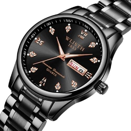 Mens Non-Mechanical Quartz Watch Wholesale Business Watch Steel Belt Mens Watch