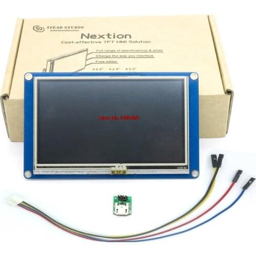 Nextion 4.3 HMI Smart USART UART Serial Touch TFT LCD Panel Display Module For Raspberry Pi 2 A + B + ARD Kits