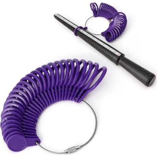RING SIZE STICK MANDREL FINGER GAUGE RING SIZER SET MEASURING SIZES JEWELRY TOOL