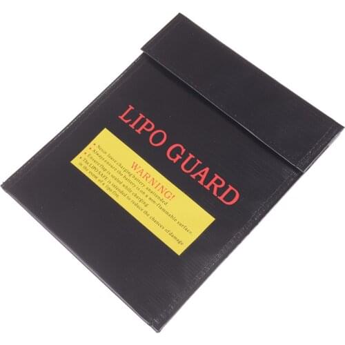 TOYZHIJIA High Quality 1pcs 18x23cm RC LiPo Battery Safety Bag Safe Guard Charge Sack black