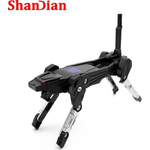 SHANDIAN Hot sale U disk 32g special offer cartoon character u disk 16g cool transformation robot gift U disk 64G free shipping