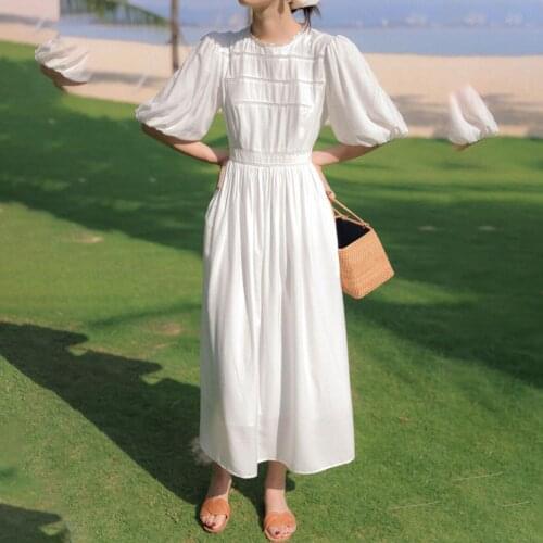 Vintage white dress childrens summer wear