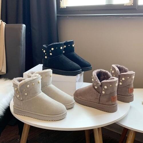 Women Boots 2021 Fashion Waterproof Snow Boots for Winter Shoes Women Casual Lightweight Ankle Botas Mujer Warm Winter Boots