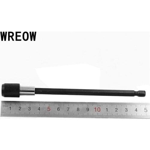 1 Pc 100mm/150mm 1/4Inch Socket Drive Extension Bar Hex Shank Quick Release Magnetic Screwdriver Bit Holder Tool Woodworking