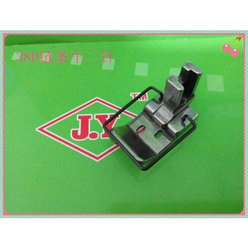 380 double needle lock stitch chain car chain double needle flat stitch machine needle set 380 needle position presser foot