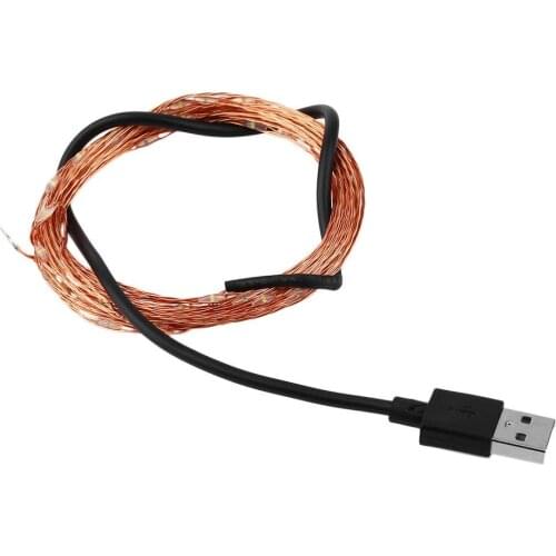 5M 50LED Waterproof IP66 LED String Light DC5V USB Outdoor Indoor Garden Christmas Wedding Party Decoration Light Lamp