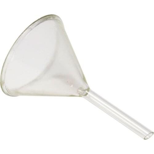 75mm,Glass Powder Funnel,Heavy Wall.Laboratory Chemical Glassware,OD=7.5CM