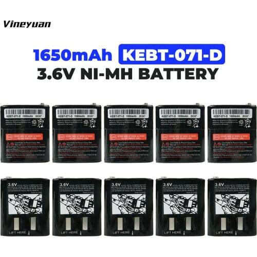 10X 1650mAh 3.6V Battery for MOTOROLA HKNN4002 KEBT-071-D for Motorola Talkabout EM1000, EM1000R Series SX700R series