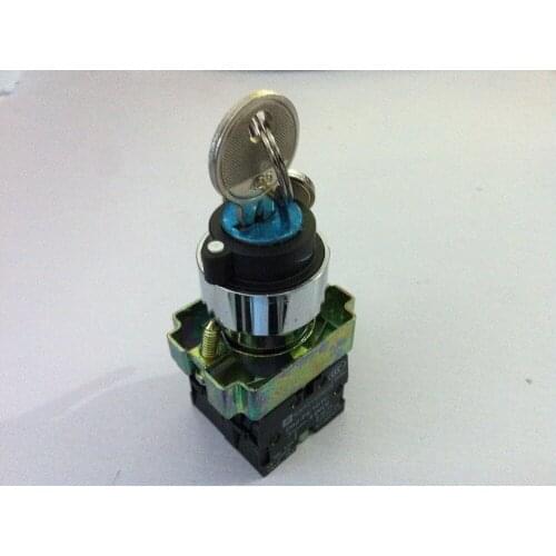 BG33 XB2-BG33 3 Position 2N/O Locked Maintained Key Operated Selector Switch