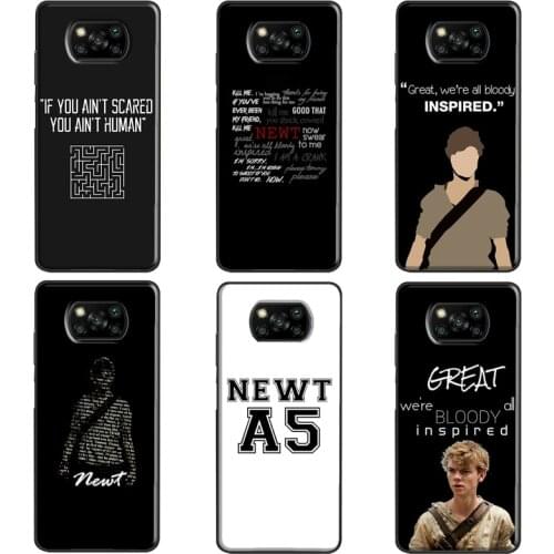 The Maze Runner Qoutes For Xiaomi Mi 11 Ultra Mi Note 10 Lite Mi 10T Pro Case For POCO X3 Pro F2 F3 M3 Pro Cover