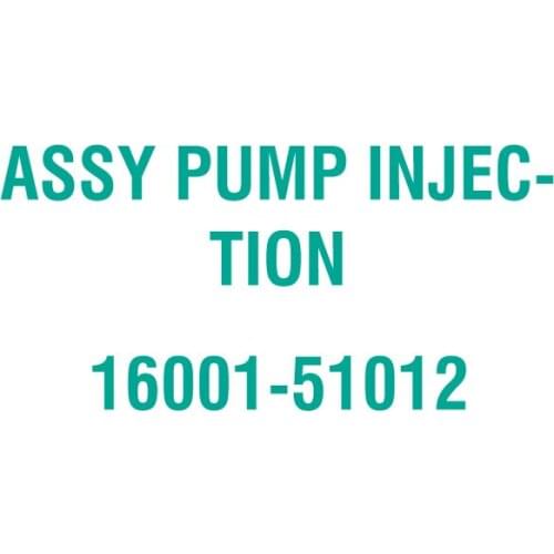 For Kubota 16001-51012 ASSY PUMP INJECTION