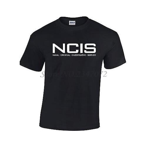 NCIS T-Shirt Police Tv Show cool Logo 100% Cotton