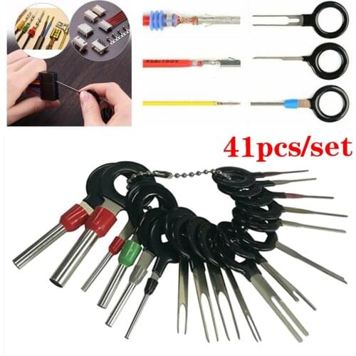 Car Terminal Removal Tool Wire Plug Connector Extractor Puller Release Pin Extractor Kit For CarPlug Repair Tool
