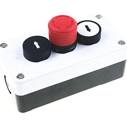 Emergency stop button, arrow button, waterproof button box, switch box control box