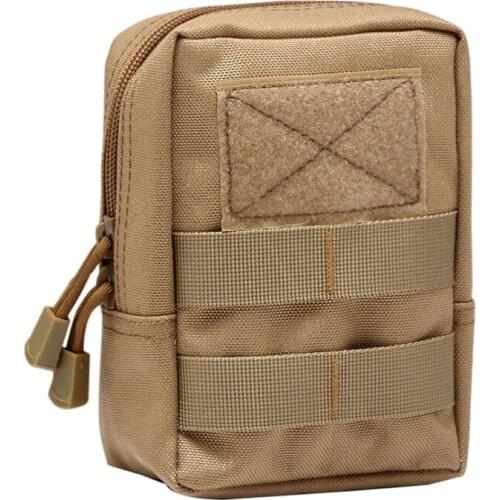 New Military Tactical 1000D Outdoor Waist Bag Multifunctional EDC Molle Pouch Tool Zipper Waist Pack Accessory