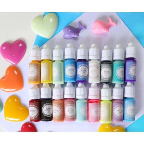 18 Colors Transparent Epoxy Resin Pigment Dye Resin DIY Jewelry Making Crafts