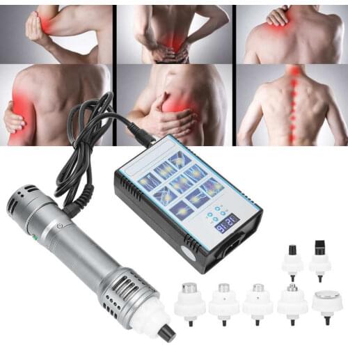 Portable Shockwave Physiotherapy Instrument Pain Relief ED Treatment Therapy Machine Tungsten Gold