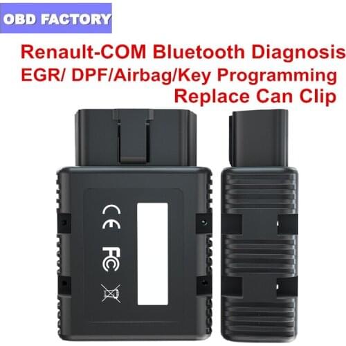 Key Programmer/ECU/Airbag programming For Renault Can Clip Diagnostic Tool OBDII For Renault-COM OBD2 Scanner Bluetooth Scanner