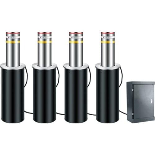 Anti-terrorism automatic parking column thickened anti-collision (a controller + 4 lifting columns)