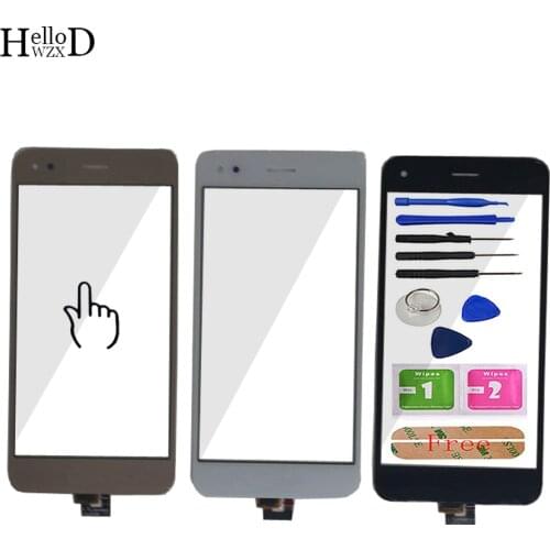 5.0'' Mobile Touch Screen Glass For Huawei Y6 Pro 2017 Touch Screen Glass Digitizer Panel TouchScreen Lens Sensor Tools Adhesive