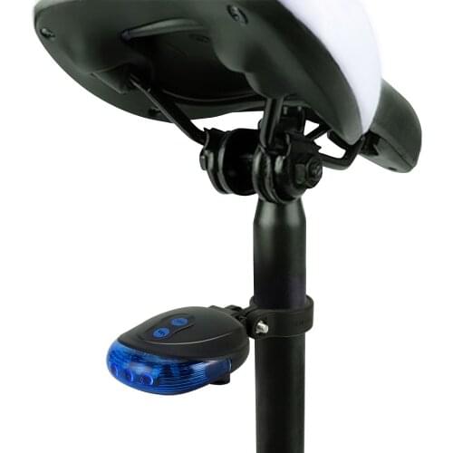 2 Pieces Light Bike LED Tail Lamp Adjustable Bicycle Warning Night Light Cycling Rear Flash Lamp Blue