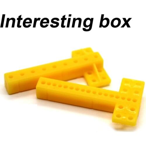 T-shaped plastic rod (yellow) golden legend diy technology production model accessories handmade materials creativity