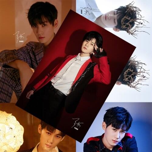 TNT Shi Dai Shao Nian Tuan Zhang Zhenyuan 30Pcs/set Poster 21x28cm Teens In Times Postcard Chinese Star Fans Collection Gift