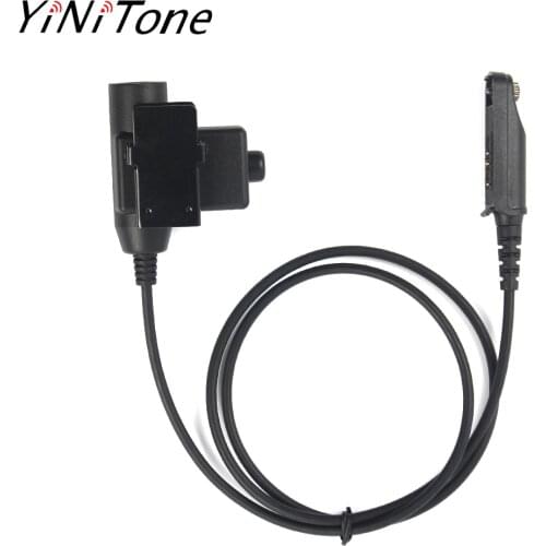 Military Headset Adapter U94 PTT for Baofeng UV-9R UV-9R Plus UV-XR UV-XS BF-A58 PTT Button Tactical Headset PTT Cable Plug