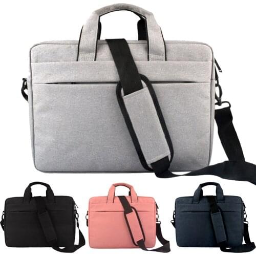 12 13 13.3 14 15 15.6 Inch Waterproof Anti-cut Nylon Laptop Solid Notebook Tablet Bag Bags Case Messenger Shoulder for Men Women