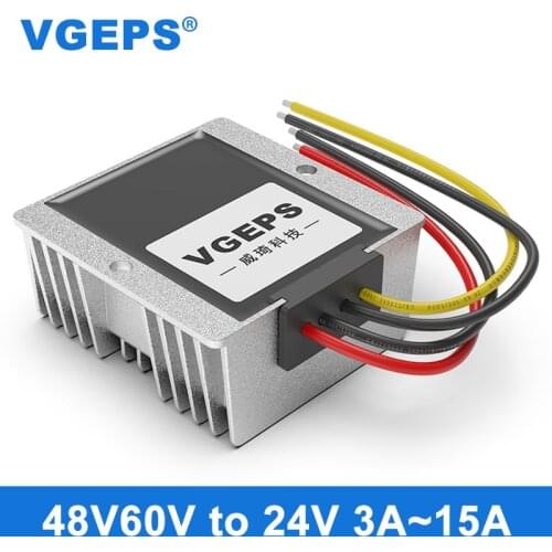 48V60V to 24V step-down power converter 30-72V to 24V DC voltage regulator module power step-down