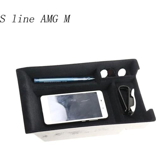 Car styling For BMW X5 X6 F15 F16 central storage box armrest remoulded car glove storage box cover Interior Auto Accessories