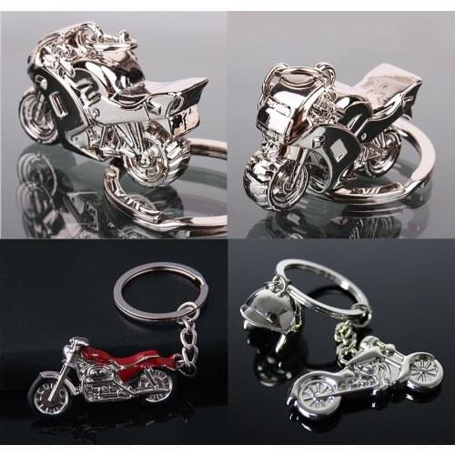 Mountain Motorcycle Pendants Key Chain model Car Key Holder Color Metal 3D crafts Keychain Bag Charm Accessories