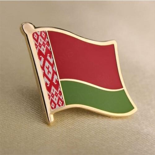 Soft Enamel Belarus Flag Lapel Pins