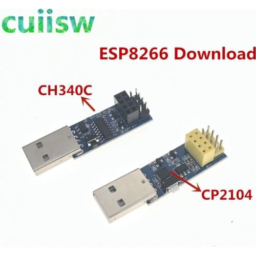 CH340C USB to ESP8266 Serial ESP-01 ESP-01S ESP01 ESP01S Wireless Wifi Developent Board Module for Arduino Programmer Adapter