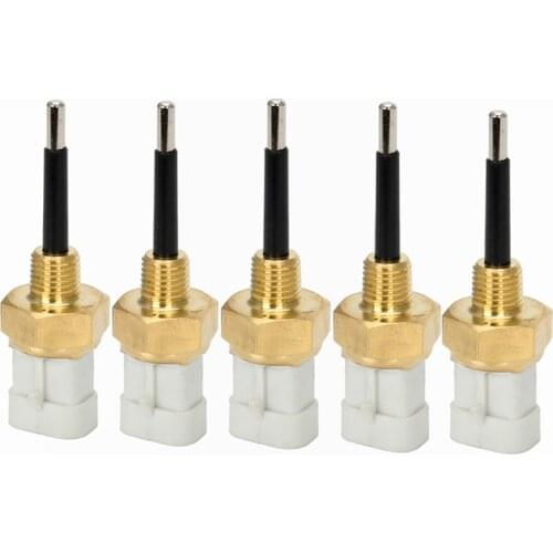 5PCS Coolant Temp Level Sensor for Detroit Diesel 50 92 60 DDC DDE 1/4" NPT 23520380 DDC23520380 23526905 DDC23526905 02187-04