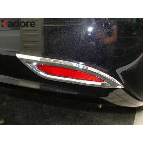 For Hyundai Sonata i45 2011 2012 2013 Chrome Rear Fog Light Foglight Lamp Cover Sticker Decoration Trim Exterior Accessories