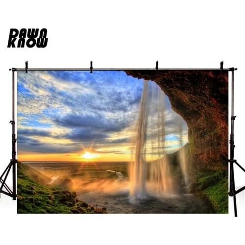 DAWNKNOW Fairyland Photography Background Wonderland Waterfall Photographic Backdrops Photo Studio Children Photocall lv2177