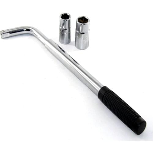 L Type Retractable Nut Effort Wrench Extendable Socket Spanner Car Tire Repair Spanner