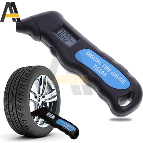 TG105 Display Digital Car Tire Tyre Air Pressure Gauge Meter LCD Manometer Barometers Tester for Car Truck Motorcycle Bike