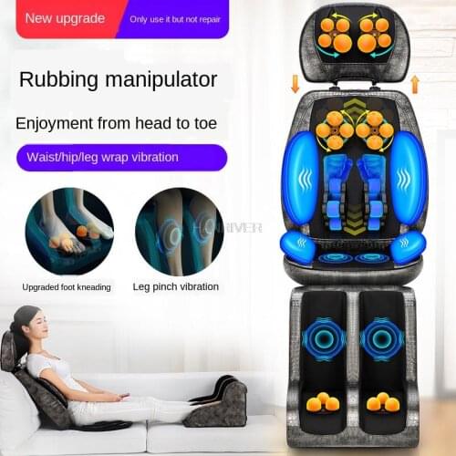 Massage Chair Cervical Spine Waist Back Home Full-Automatic Kneading Massager Home Massage Massage Pad 220V